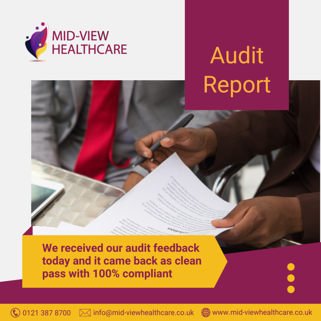 We have achieved 100% compliance on our recent audit report